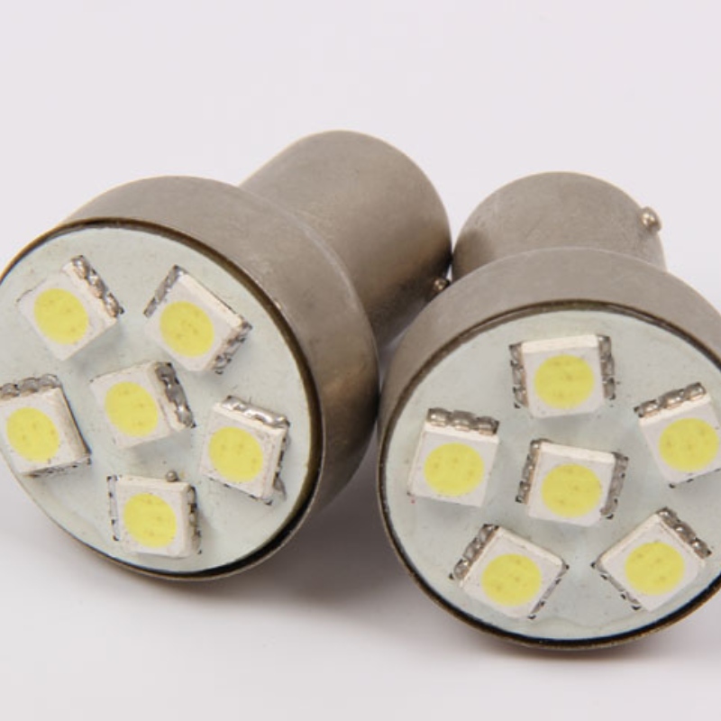 đèn báo rẽ xe 6smd 5050 đèn báo rẽ s25 1156 p21w