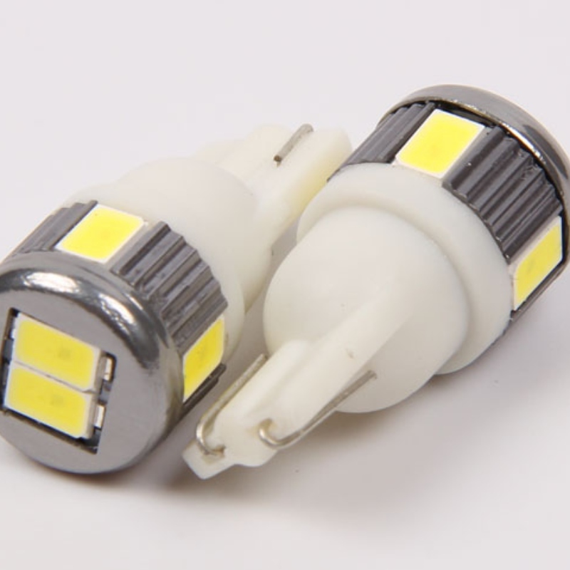 T10 nêm W5W 168 194 6SMD 10SMD 5730 bóng đèn led thay thế tự động