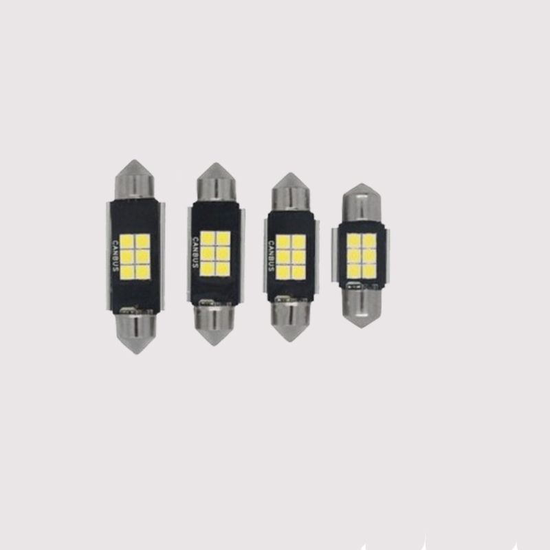 Mới Siêu sáng CANBUS 3030 6smd C5W Festoon 31mm 36mm 39mm Đèn led 42mm